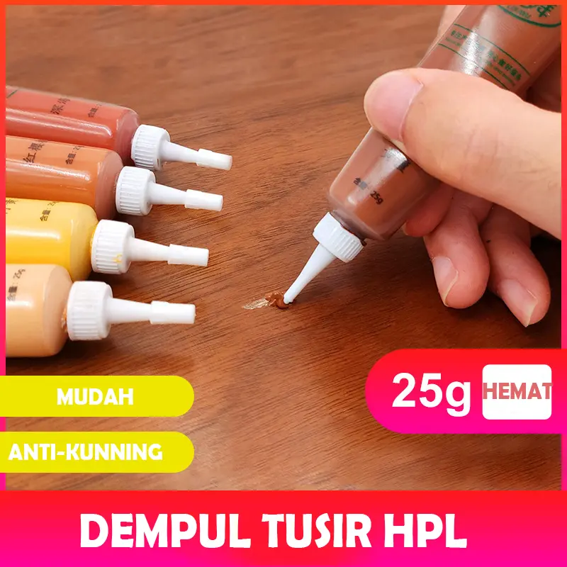 Dempul Tusir HPL EDGING Pewarna Pinggiran Pengisi Nat HPL EDGING Meratakan Warna Merapihkan