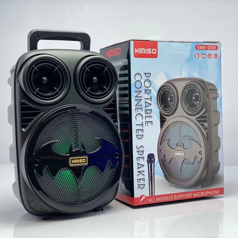 SPEAKER BLUETOOTH BASS 6.5 INCH KARAOKE MKC KIMISO-3391 6.5 -INCH BLUETOOTH SUARA OUTDOOR OUTDOOR RAISING BASS DENGAN MIKROFON DENGAN MIKROFON K SPEAKER TARI PERSEGI PERSEGI 0