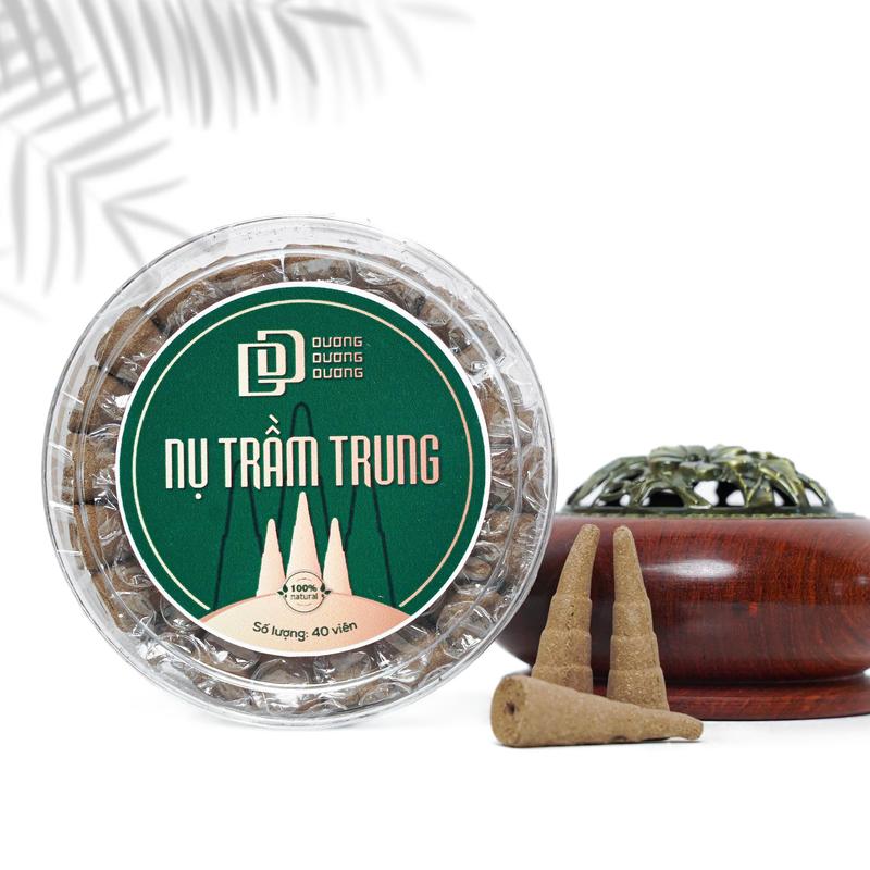 Nụ trầm hương Mộc Nguyên trung cấp 1 hộp 40 viên