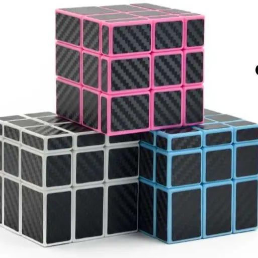 Cube Magic Puzzle Mirror 3x3 3x3x3 Lefun Carbon Speed Premium Games