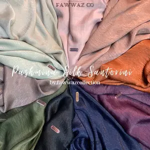 Pashmina Silk Velvet Santorini Pasmina silk Velvet Premium