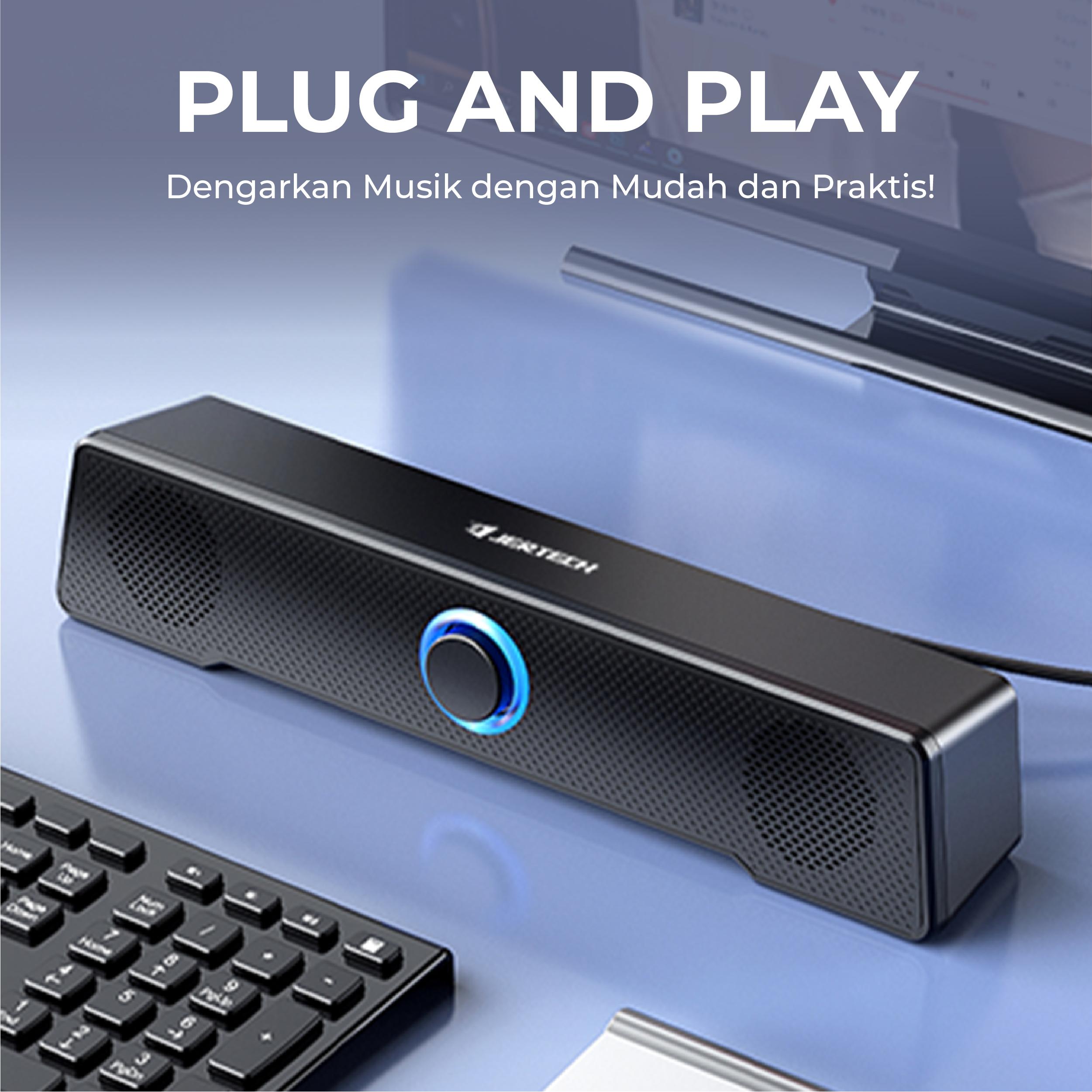 JERTECH Speaker Pc Soundbar S7 Komputer Subwoofer Dual Speaker  Laptop