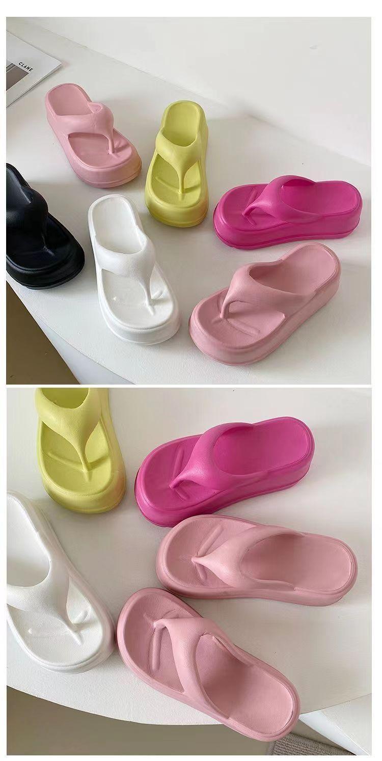 Product Introduction of Dép Xỏ Ngón Đế Dày Eva, Dành Cho Nữ, Chiều Cao Gót 6Cm, Đế Mềm Tăng Chiều Cao, Chống Trượt, Thời Trang Ins, Thích Hợp Mặc Ngoài Trời, Hàng Mới Về Mùa Hè 2024 10