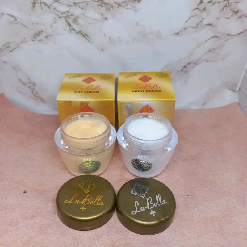 Cream Labella Asli Day Night cream lusinan isi 12pc Wajah Pelembab Hitam