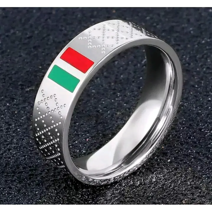 cincin titanium terlaris motif tercantik warna  Emas Putih Rings Elegan 2