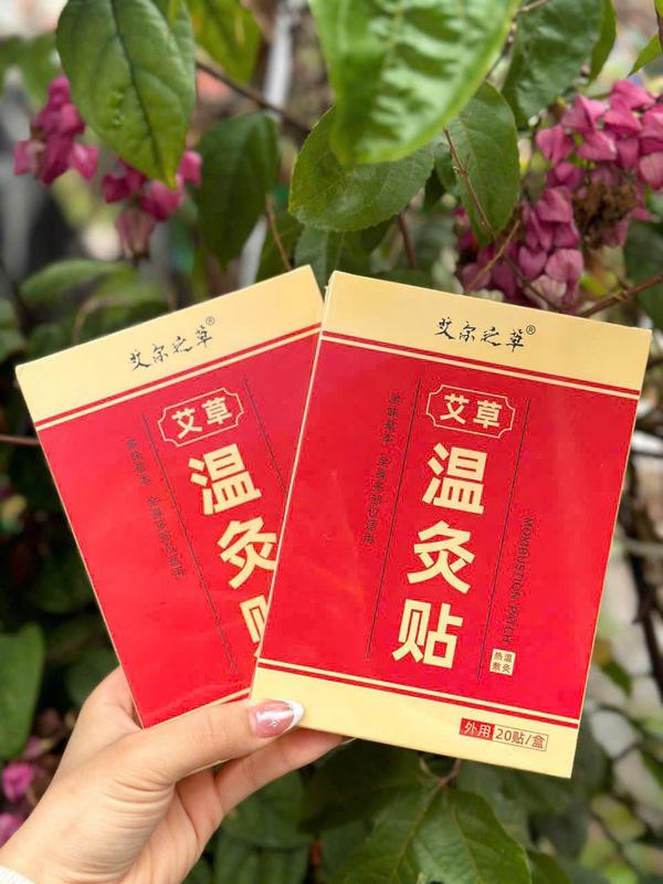 [Nóng Siêu Sâu Hàng Cao Cấp ] Combo 2Hộp 40Miếng Cao Dán Nóng Ngải Cứu Giảm Đau, Nhức Lưng, Vai Gáy