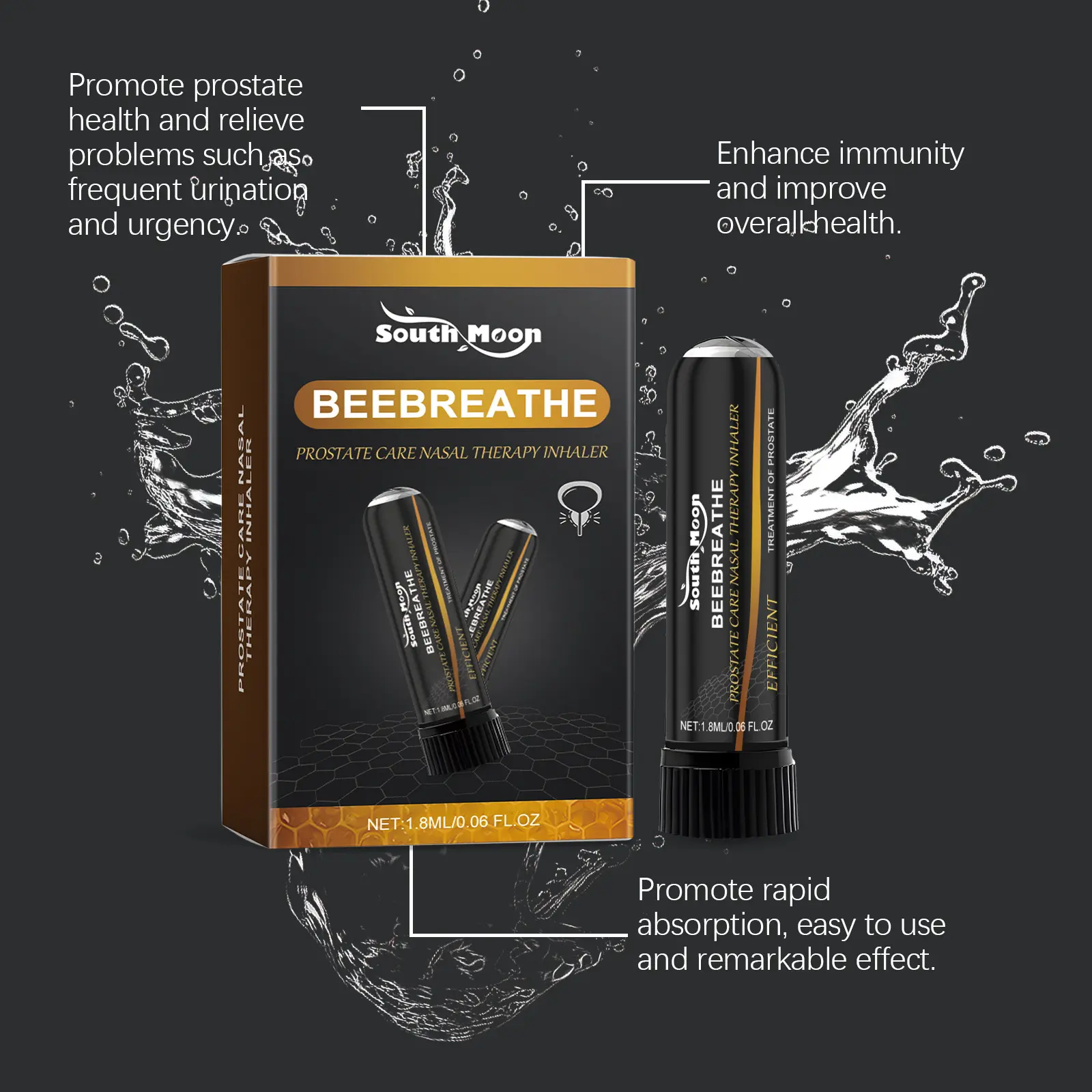 [Storagebox] Men'sBodyCareGentleCareRelieves DiscomfortNursinginhalerEnhancesVitality