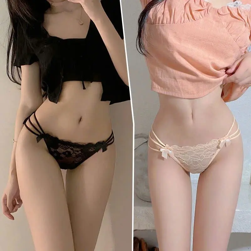 Quần Lót Nữ Ren Cánh Tiên Dây Hông Đính Nơ Siêu Gợi Cảm 344