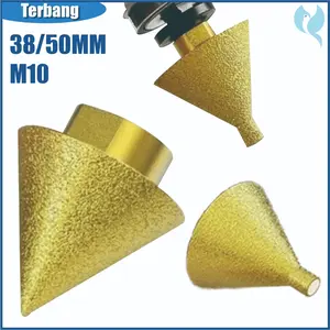 Mata Bor Lubang DIAMOND GOLD CHAMFER 38mm 50mm Mata Bor Grinding Gerinda Pelubang Granit Keramik
