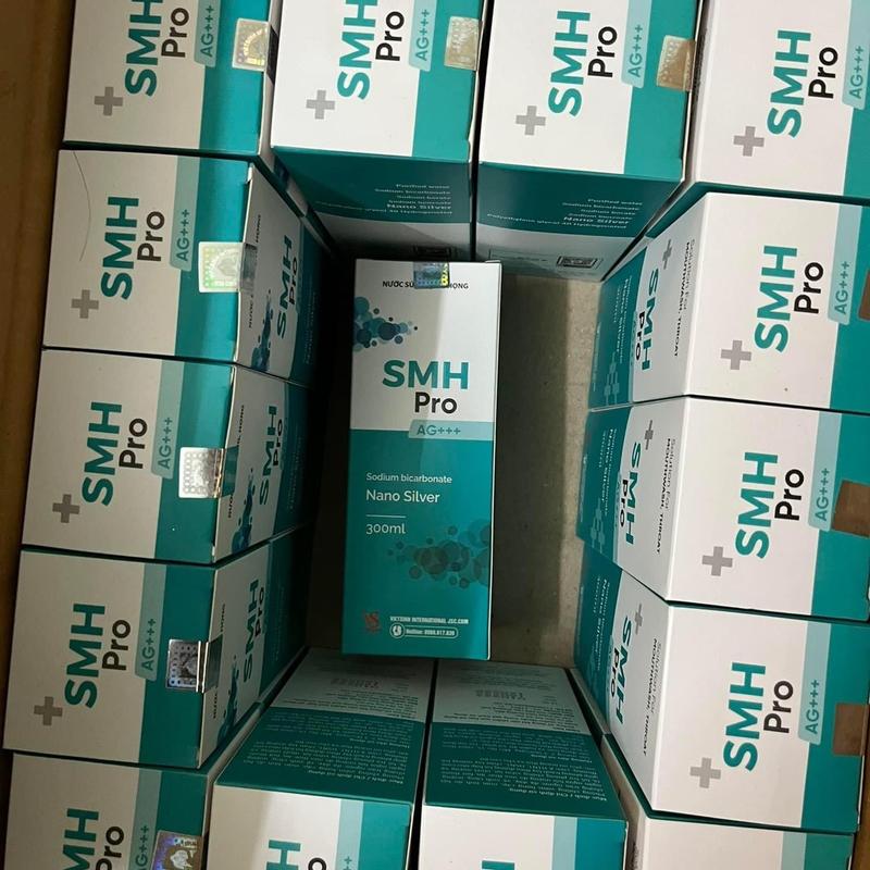 Nước súc miệng SMH pro Ag+++ 300ml hỗ trợ viêm họng, viêm amydal 1