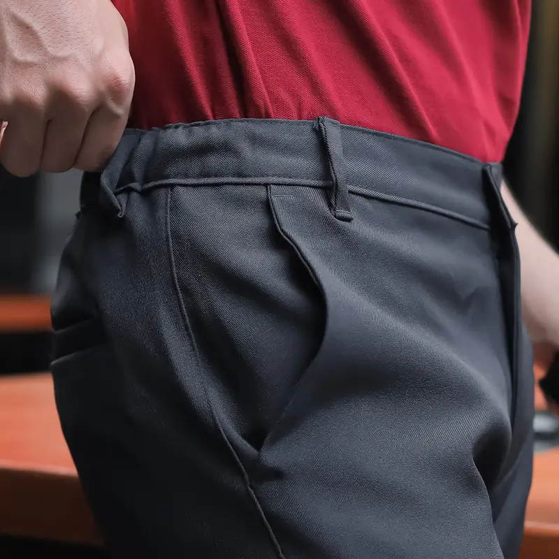 HSRM Dapper Ankle Pants Dark Grey | Celana Kerja Formal Ankle Pria Slimfit 4