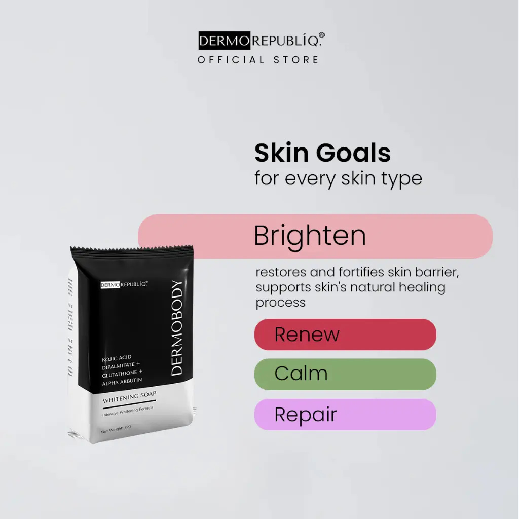 DermoBody Kojic Acid Dipalmitate + Glutathione + Alpha Arbutin Whitening  Soap
