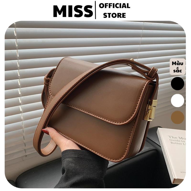  Túi xách nữ đeo chéo đẹp kẹp nách đeo vai màu sắc basic dễ phối đồ Bag Da 