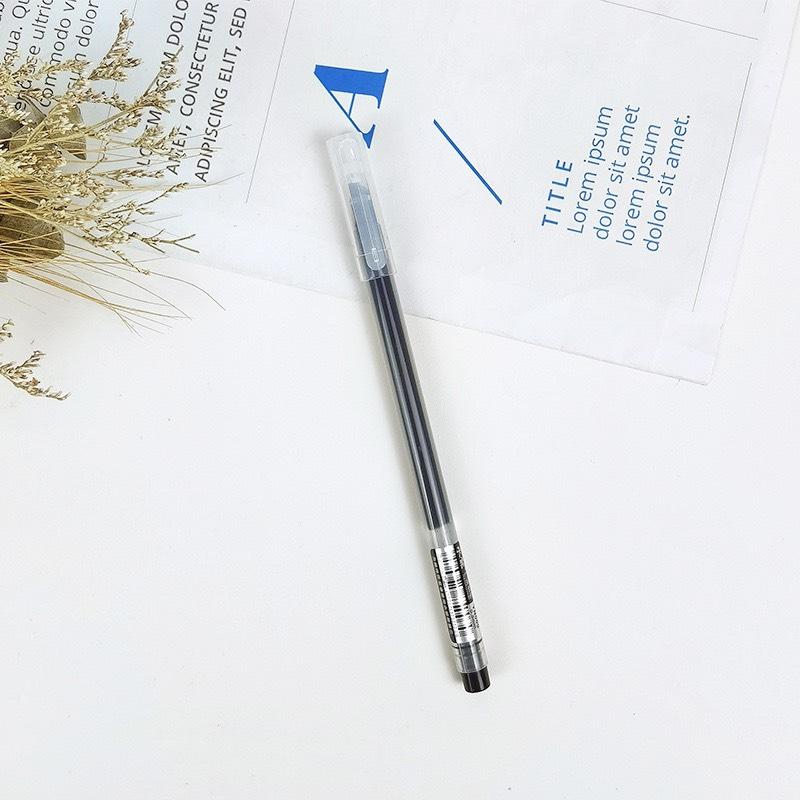 Product Introduction of Bút gel nước nhiều loại khô nhanh ngòi bút 0.5mm có thể thay ngòi màu xanh đen đỏ viết trơn mực ra đều Kim Đông - Đồ Dùng Học Tập Dành Cho Học Sinh Luyện Chữ Đẹp - Chép Kinh - Bút Không Ngòi Pen 26