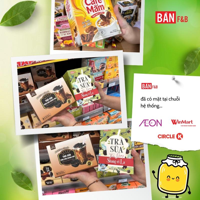 [TẶNG BÌNH] Trà Kombucha Mix Vị Chanh, Đào, Việt Quất, Táo, Lựu Thương Hiệu Bản F&B - Tặng BÌNH NGẪU NHIÊN 6