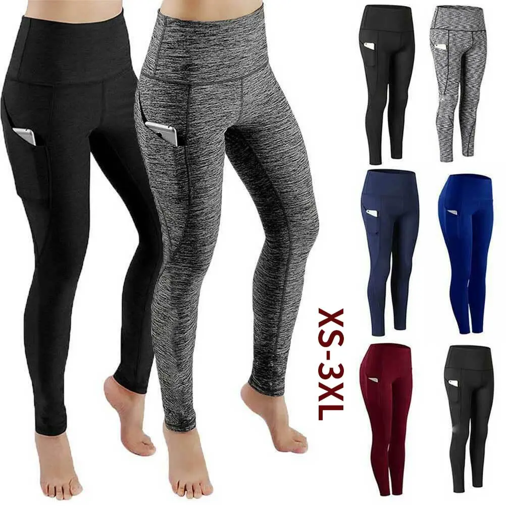 Quần legging thời trang nữ, eo cao, Gầy, Thể dục, tập thể dục, có túi, tập gym, Thể thao, tập luyện, chạy bộ, quần Yoga thoải mái