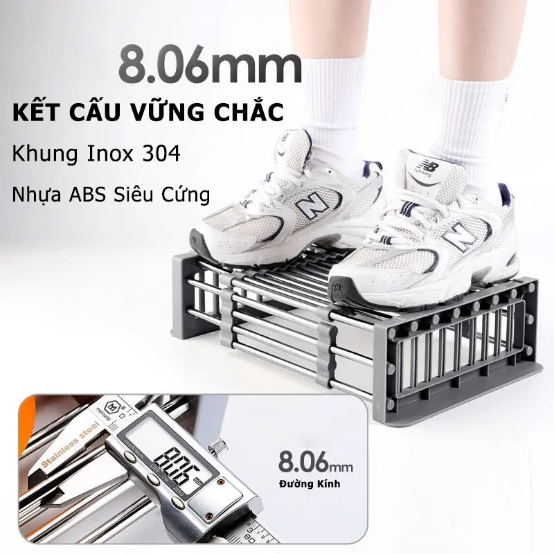 Rổ Gác Bồn Rửa Chén, Giá Inox Để Chậu Bồn Rửa Bát Đa Năng Chất Liệu Inox 304 Không Gỉ Có Thể Điều Chỉnh Kích Thước 6