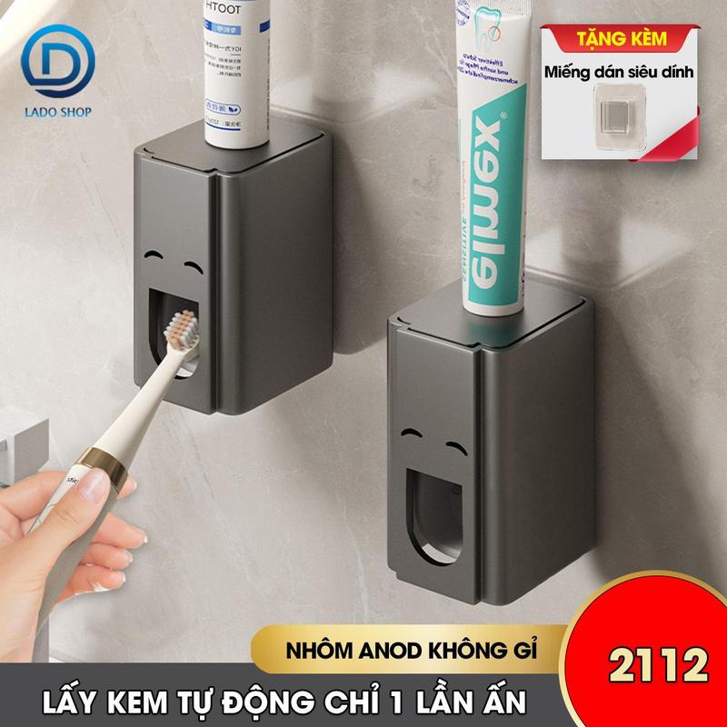 Dụng cụ lấy kem đánh răng tự động 2112 Nhôm Anod không rỉ Nhà Tắm