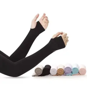 ARM SLEEVE/MANSET TANGAN ANTI UV / MANSET LENGAN PANJANG / HANDSOCK POLOS MANSET WANITA PRIA / MANSET JEMPOL POLOS / SARUNG LENGAN MUSLIM