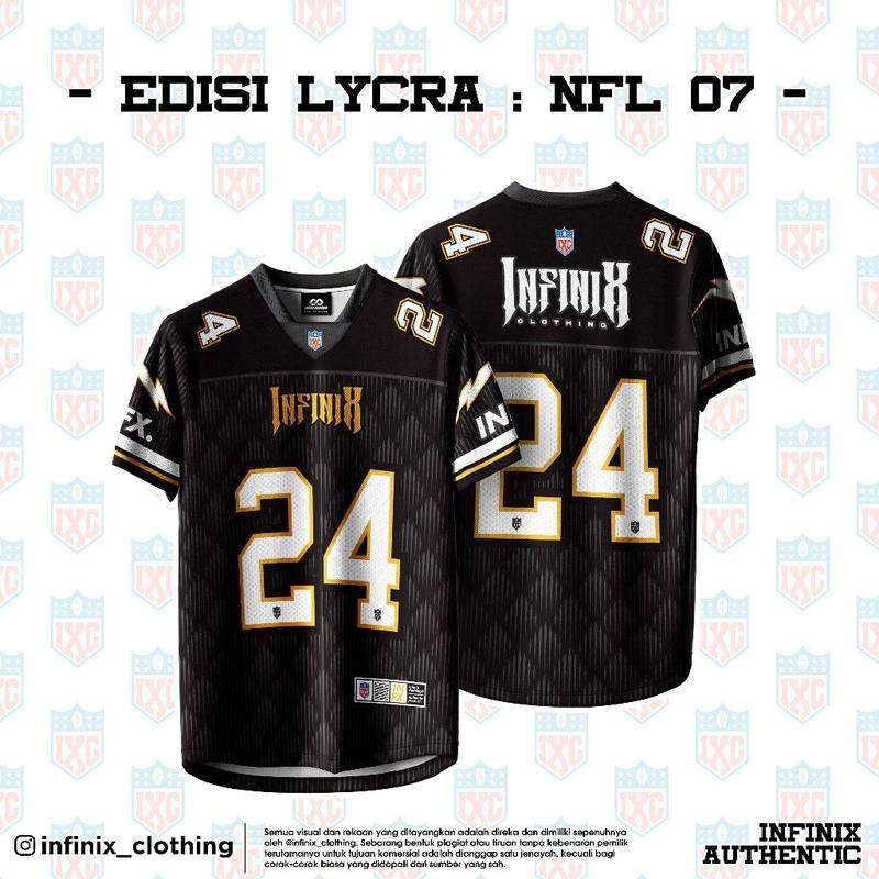 Product Introduction of INFINIX CLOTHING LYCRA Oversized NFL Streetwear Jersey - EDISI NFL 2024 3