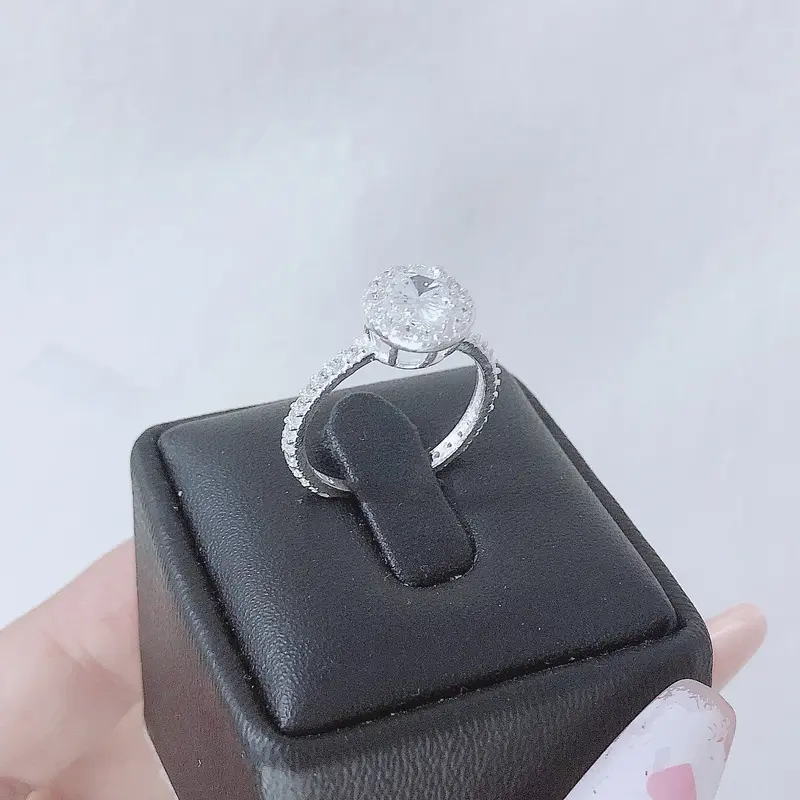 Nhẫn ổ tròn đá to  - Metoosilver 1