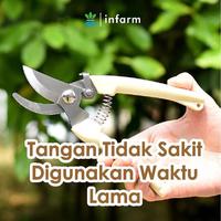Gambar INFARM - Gunting Dahan Tanaman Anti Karat, Tajam dan Kuat untuk Stek dan Pemangkasan Alat Kebun Premium Gunting Pangkas Batang Tanaman dari Infarm Kota Administrasi Jakarta Barat 5 Tokopedia