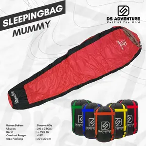 Sleeping bag mumy dacron 8 oz Ds Adventure seri Catmount -sleeping bag mumy waterproof - sleeping bag mumy dacron - selimut camping - kantong tidur