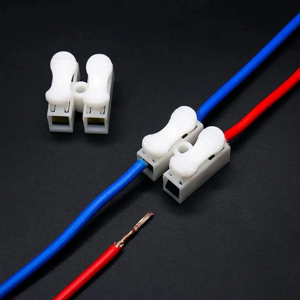 Konektor Terminal Kabel Listrik Elektronik Sambungan Cepat Tanpa Sekrup Praktis