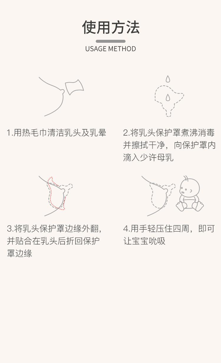 Product Introduction of Full Silicone Nursing Breast Pads Nipple-Type Nipple Protector Nursing Anti-Overflow Breast Pad Portable 11