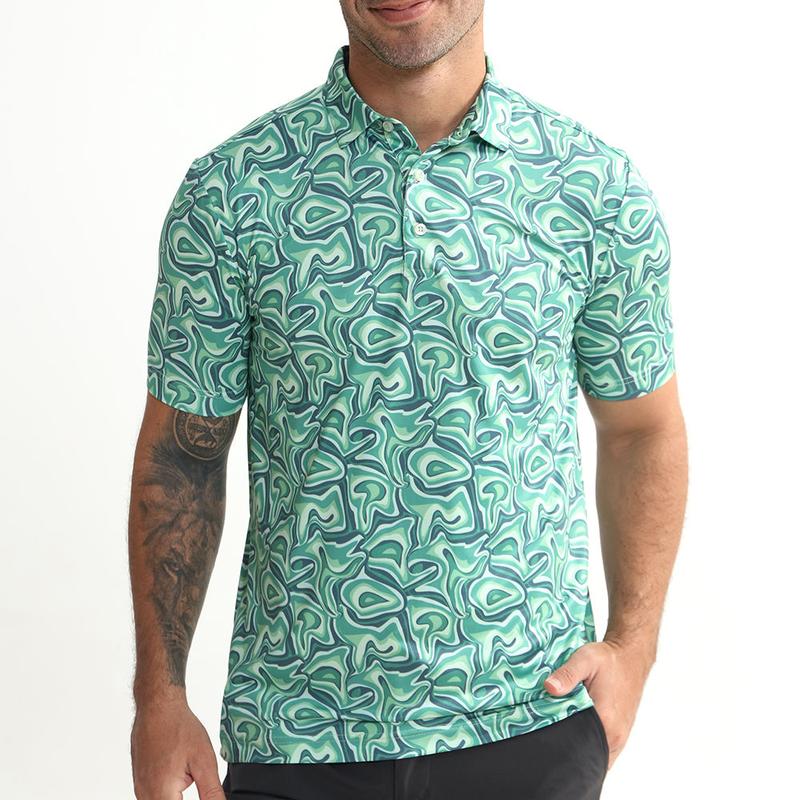 Product Introduction of Áo Polo Golf Nam, Chất Lượng Cao, Phong Cách Âu Mỹ Nhanh Khô, Thấm Hút Mồ Hôi, Áo Thun Golf Cá Tính, ngắn Tay Menswear Shirt 6