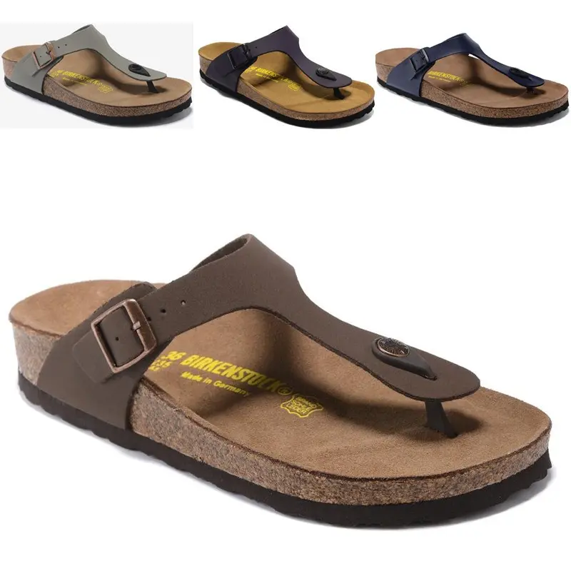 Ready Stock Birkenstocks Gizeh Made in Germany men women Sandals Slippers 4 colors 35-46