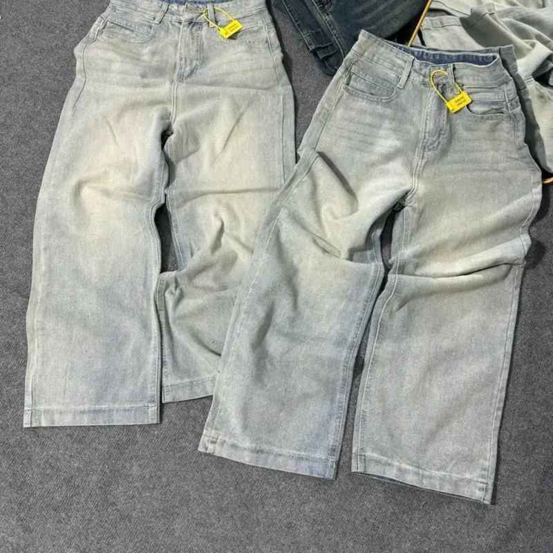 V.M-Quần Jean Nữ Suông Đứng Bản Lai To (S-2XL) Mới Chất Jean Vải QC mềm VM332 Women Pants | BigBuy360 - bigbuy360.vn V.M-Quần Jean Nữ Suông Đứng Bản Lai To (S-2XL) Mới Chất Jean Vải QC mềm VM332 Women Pants | BigBuy360 - bigbuy360.vn