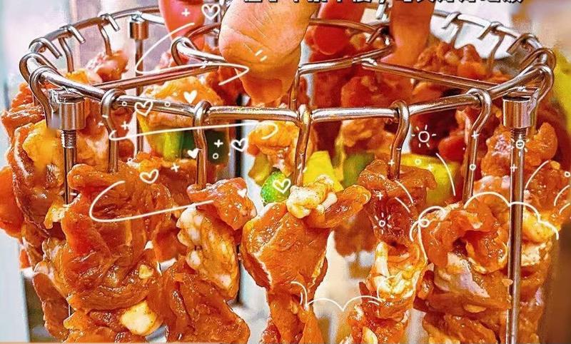 Product Introduction of Bộ dụng cụ xiên thịt nướng cho nồi chiên không dầu inox 304 không gỉ 16