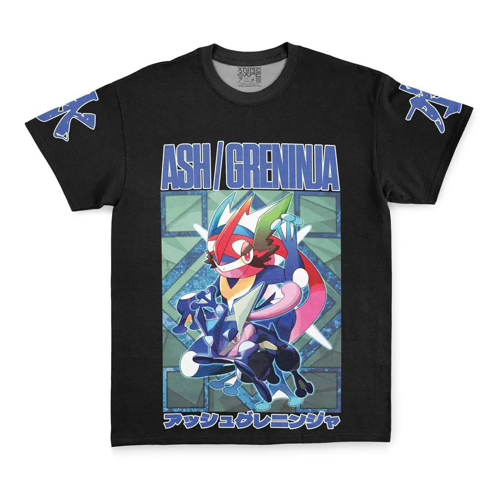 2025 New Design Ash Greninja Pokemon Streetwear T-Shirt Cotton Fashion