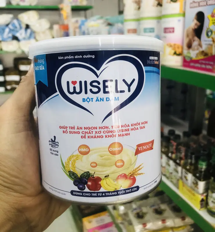 Bột Ăn Dặm Wisely Cho bé Từ 4 tháng trở lên 2