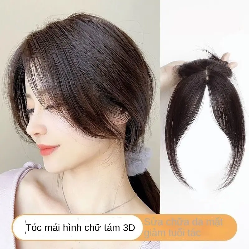 Sợi Tóc Với Tóc Mái Mỏng Và Tóc Trên Mỏng Xén Giữa Dành Cho Nữ Wig