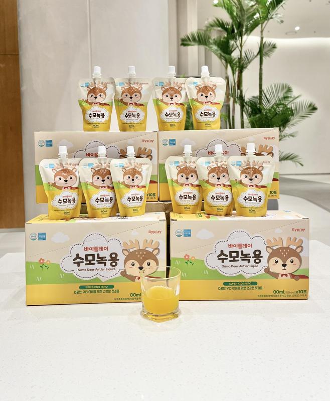 [ 3 Hộp 30 Gói ] - Nước Gạc Hươu Non Hàn Quốc - Hỗ trợ Bé Ăn Ngon, Tăng Sức Đề Kháng Cho Bé Men Vi Sinh 0