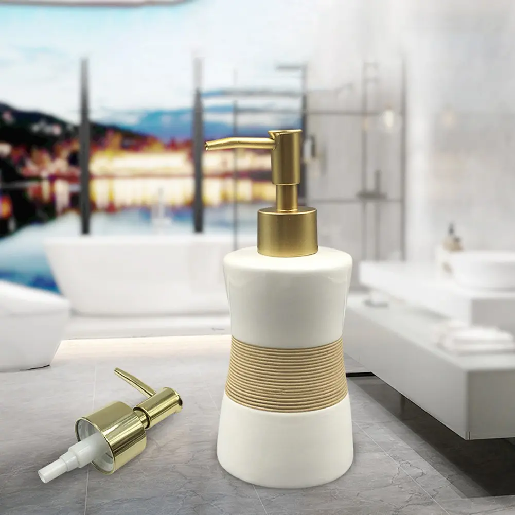 28 Thread Plastic Lotion Pump Head Bathroom Spray Head Shower Gel Press Head