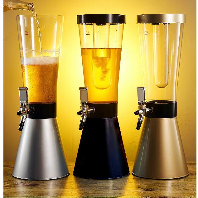  Tháp bia có vòi V7 | BÌNH đựnġ NƯỚC HOA QUẢ CÓ NGĂN CHỨA LẠNH RIÊNG | BÌNH BIA LÚA MẠCH ĐÈN LED 7 MÀU 