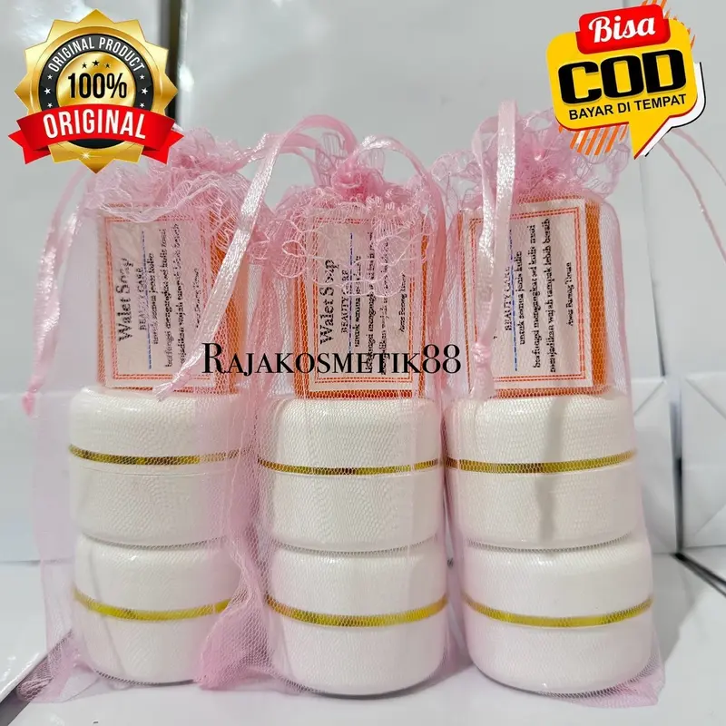 CREAM WALET SARUNG PINK 3in1 / WALET JARING ORIGINAL Perawatan Wajah Pelembab 0