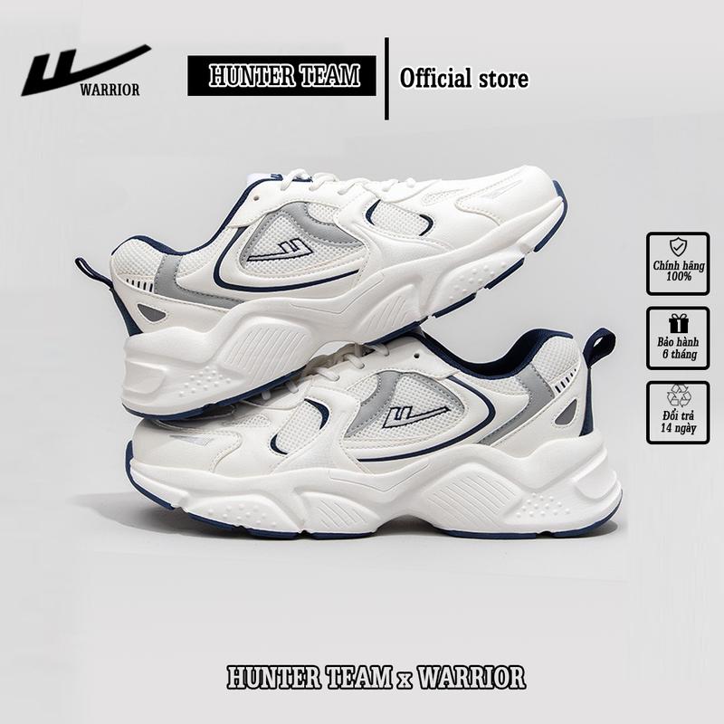 Giày Thể Thao Nam Nữ Chính Hãng Warrior Đế Chunky Cá Tính Phong Cách Hàn Quốc - W010XNH (Màu Xanh)