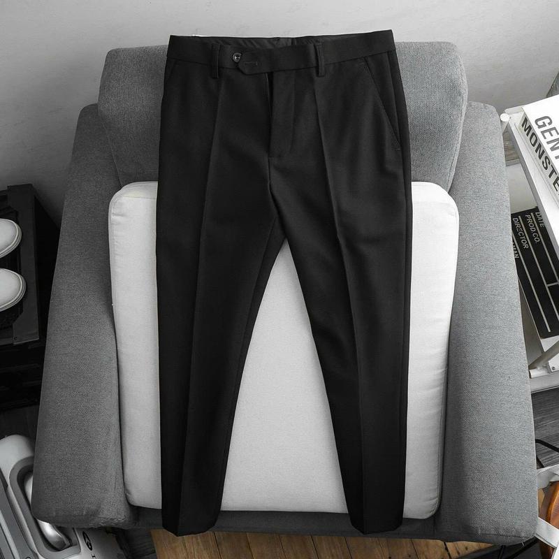 Quần âu nam , Quần tây nam hàn quốc dáng baggy ống suông đứng rộng vải dầy co dãn 2 màu thương hiệu cao cấp TH77 LUXURY