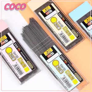 Isi Pensil Mekanik 2B 0.5MM/0.7MM 100PCS/200PCS pensil refill -coco_market