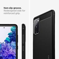 Gambar Case For Samsung Galaxy S20 FE Spigen Rugged Armor SoftCase For Carbon Casing - Black dari Spigen Indonesia Kota Administrasi Jakarta Barat 5 Tokopedia