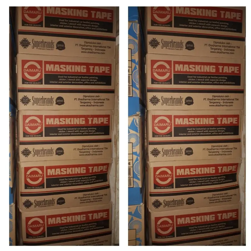 Lakban Kertas Daimaru 24mm 21mtr/Masking Tape 1 inc/Isolasi Kertas Daimaru 4