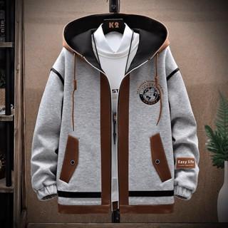 Product Introduction of Áo khoác nỉ hoodie bomber nam nữ form rộng kiểu dáng bóng chày hình in TĐ Menswear Jacket Thun Đen 14