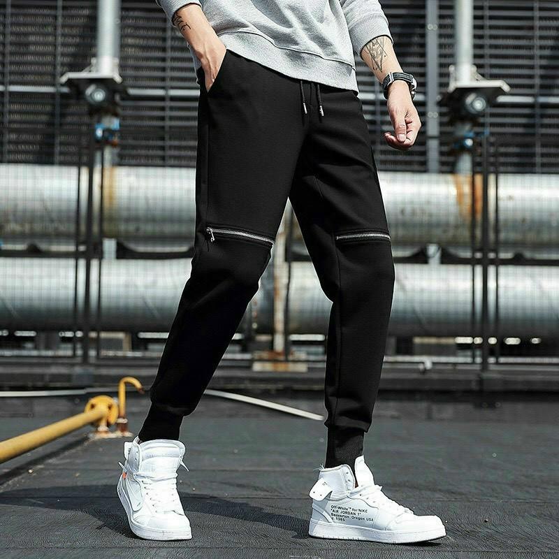 Quần Jogger Kaki Nam Dáng Thể Thao Cao Cấp Khóa 2 Gối MÀU ĐEN QUẦN DÀI KAKI KHÓA GỐI ( QJKK065) S0 Sport 4