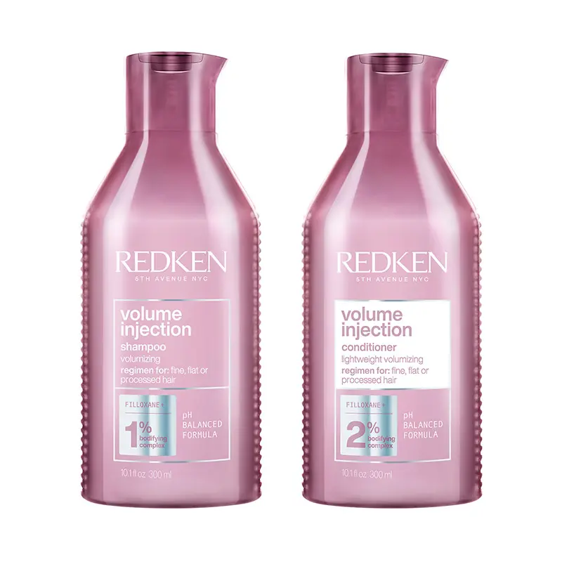 Redken Volume Injection Shampoo 300ml & Conditioner 300ml Duo New Gentle Haircare