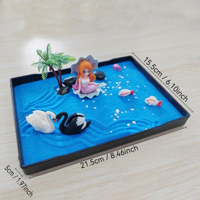 Product Introduction of Mediterranean Style DIY Desktop Ornament, 1 Set Handmade DIY Desktop Decoration, Home Decor for Living Room Bedroom, Gift for Friend 1