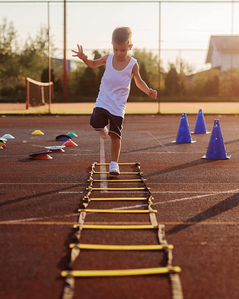 Product Introduction of Nylon Straps For Speed Training And Sports Flexibility Agility Football Training Energy Ladder Equipment 13